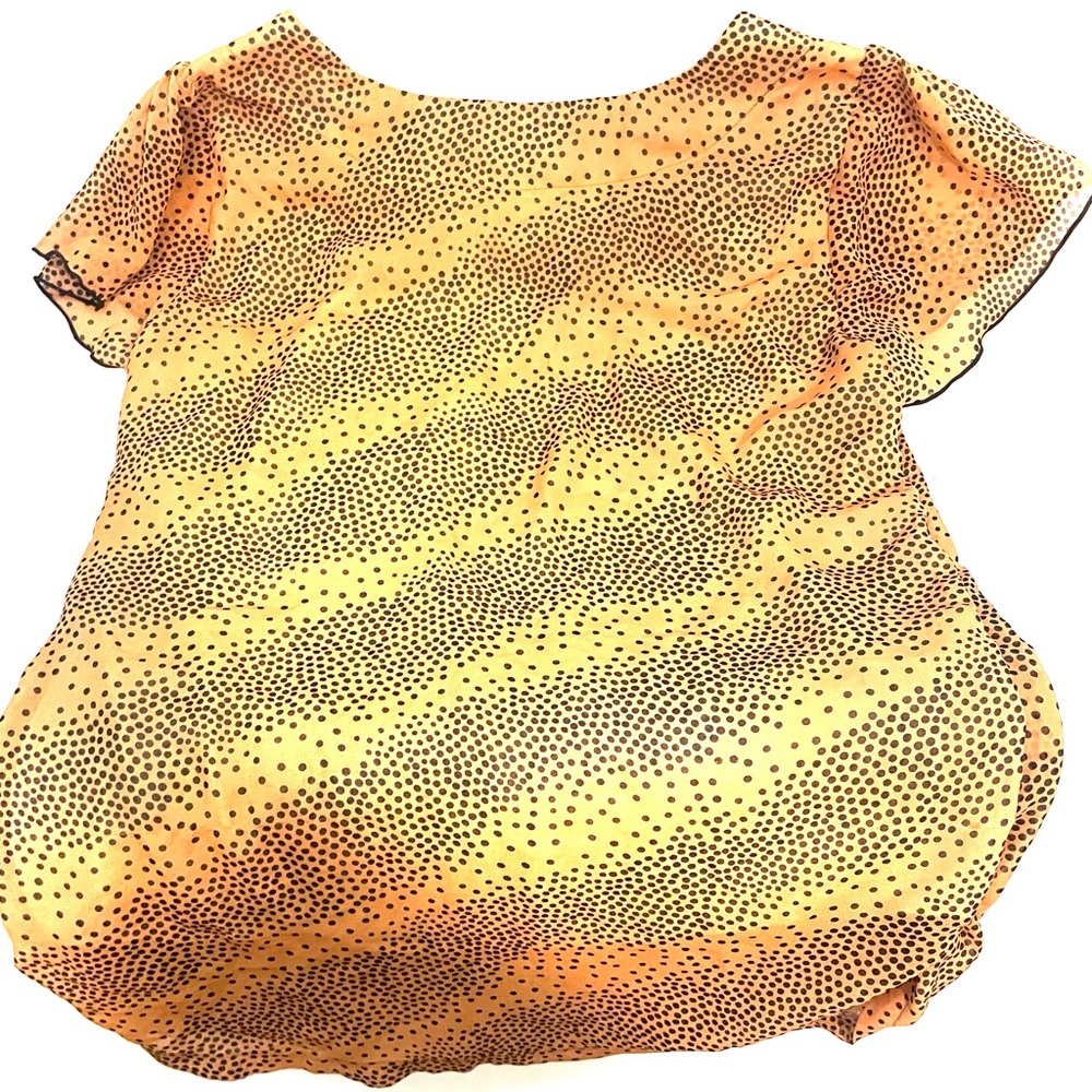 Leopard Print With Embroidered Collar. Size Small. - image 4